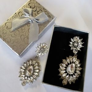 Diamond Dangle Earrings